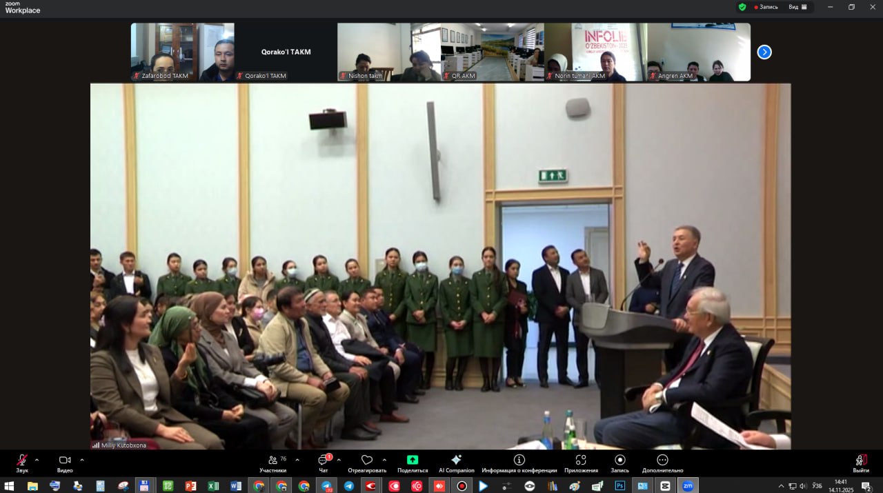 “Or-nomus xuni” nomli kitob taqdimoti